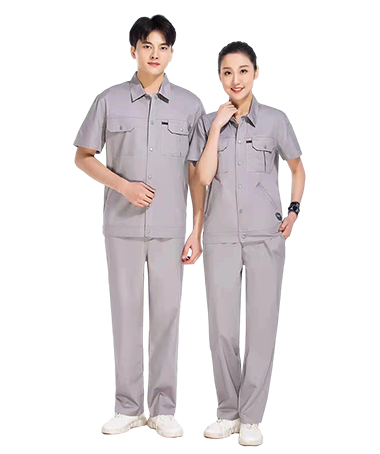 灰色工作服